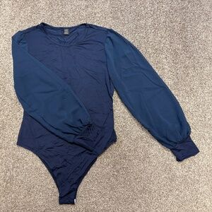 SHEIN Lantern Sleeve Bodysuit